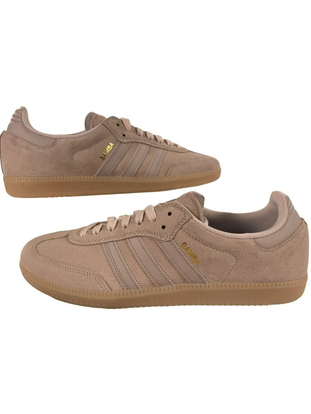 Adidas Samba OG Shoes Athletic Beige Suede Low-Top Sneakers Men's Size 12 NEW